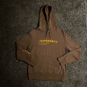 Superdry Soft Brown Utility Sport Logo with Hoodie